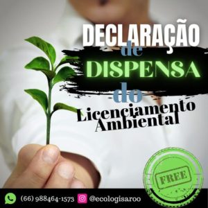 Read more about the article Declaração de Dispensa do Licenciamento Ambiental